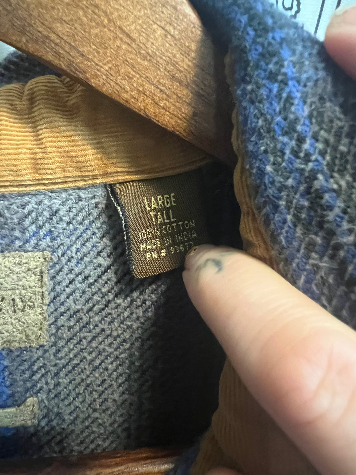 The Duck Blind : One of One Upcycled Vintage St. John’s Bay Plaid