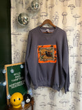 The Camp Dog : One of One Upcycled Vintage Russell Athletic Crewneck