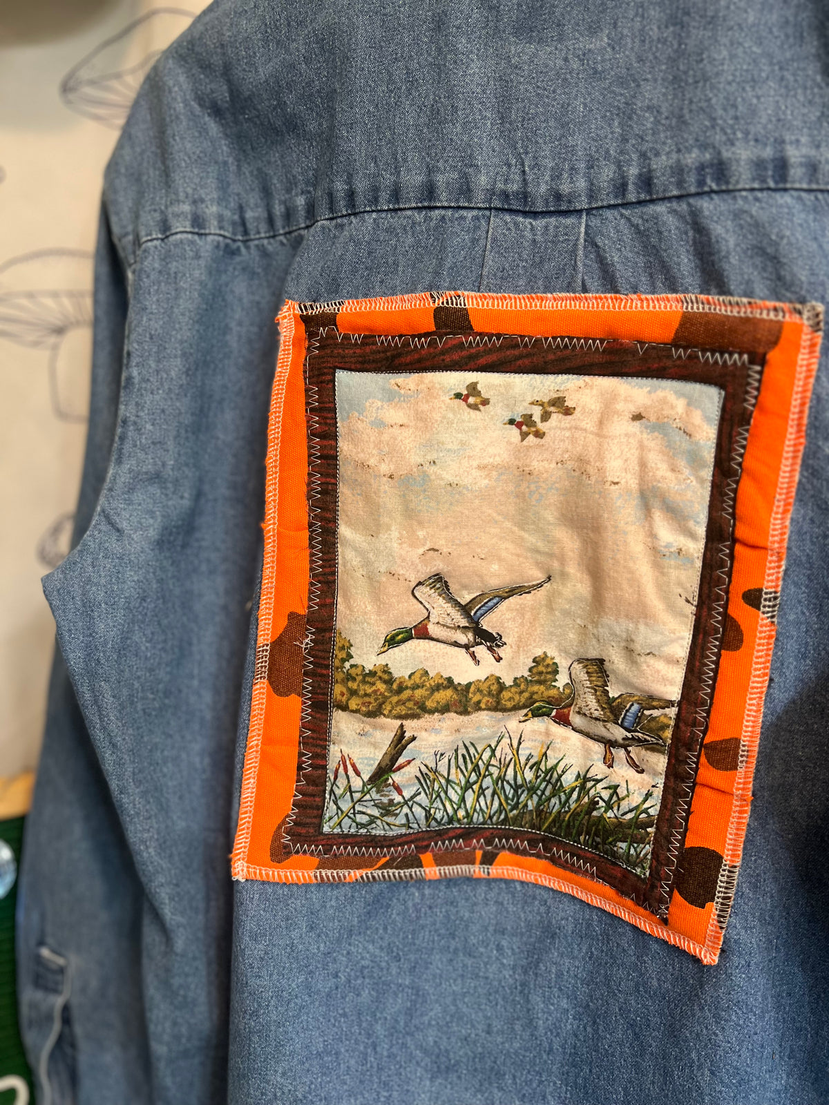 The Flyway :  One of One Upcycled Dickies Denim Shirt