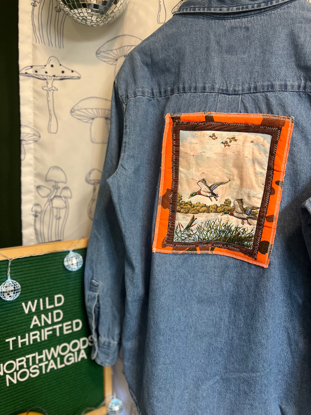 The Flyway :  One of One Upcycled Dickies Denim Shirt