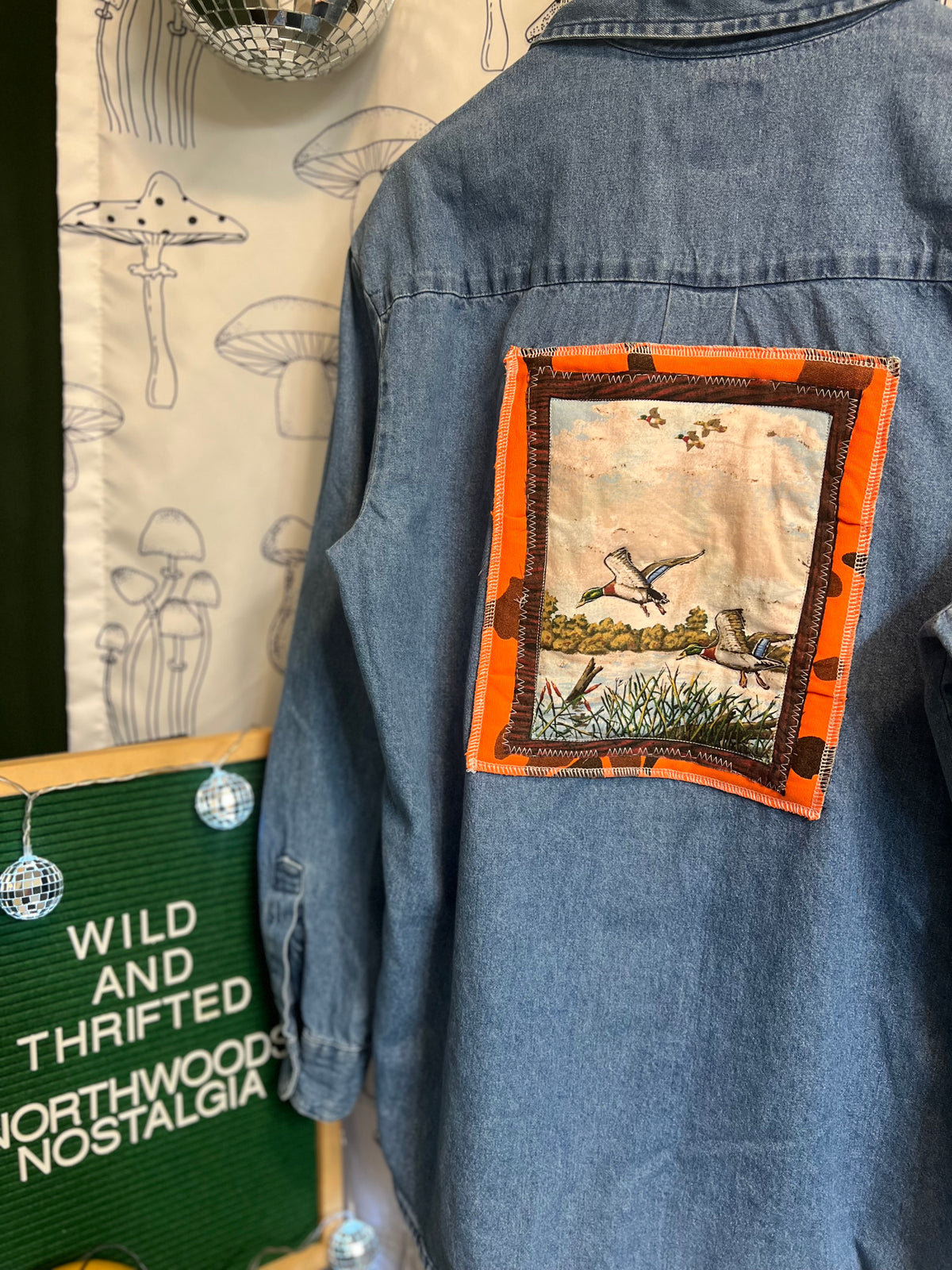 The Flyway :  One of One Upcycled Dickies Denim Shirt
