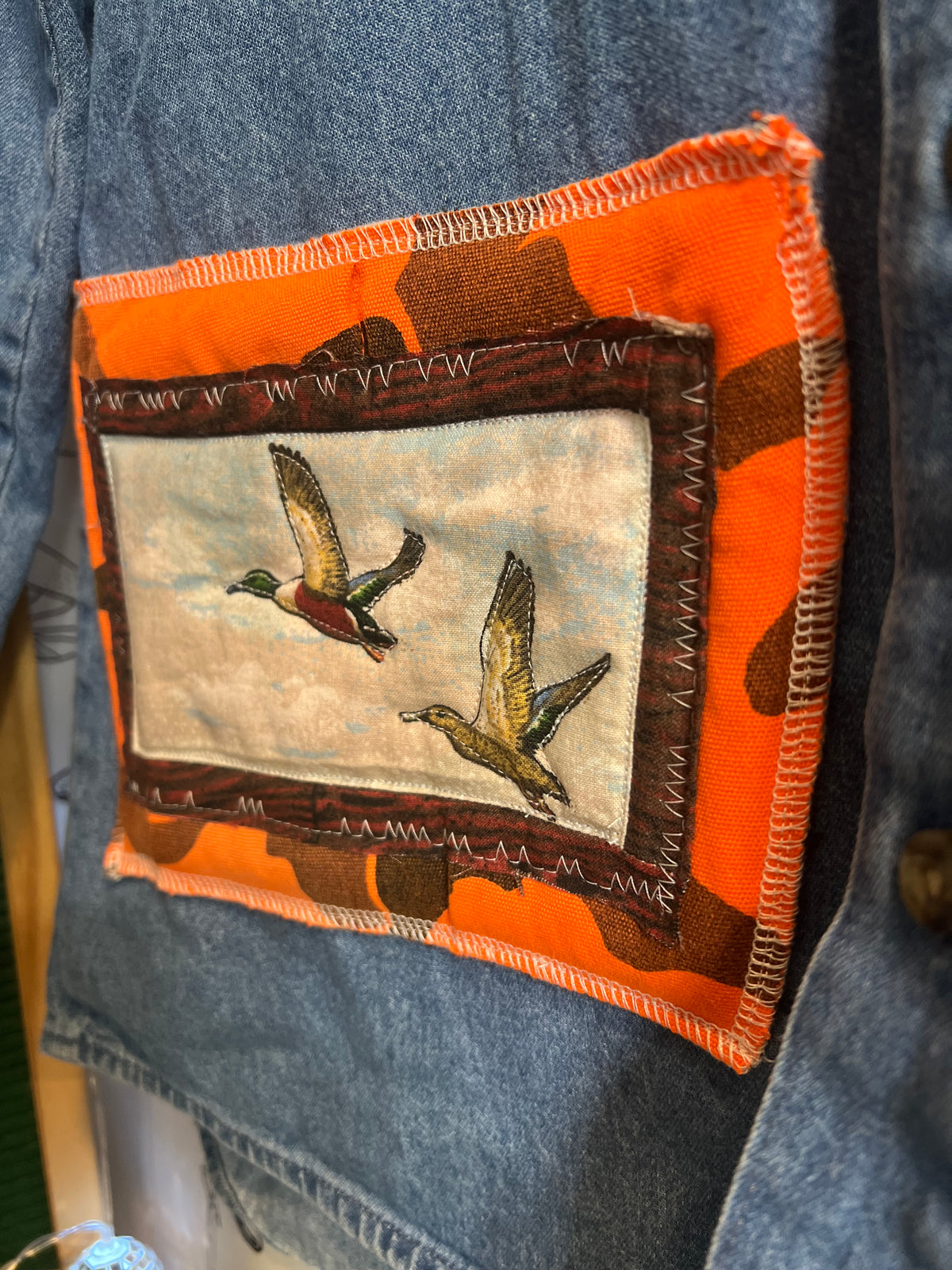 The Flyway :  One of One Upcycled Dickies Denim Shirt