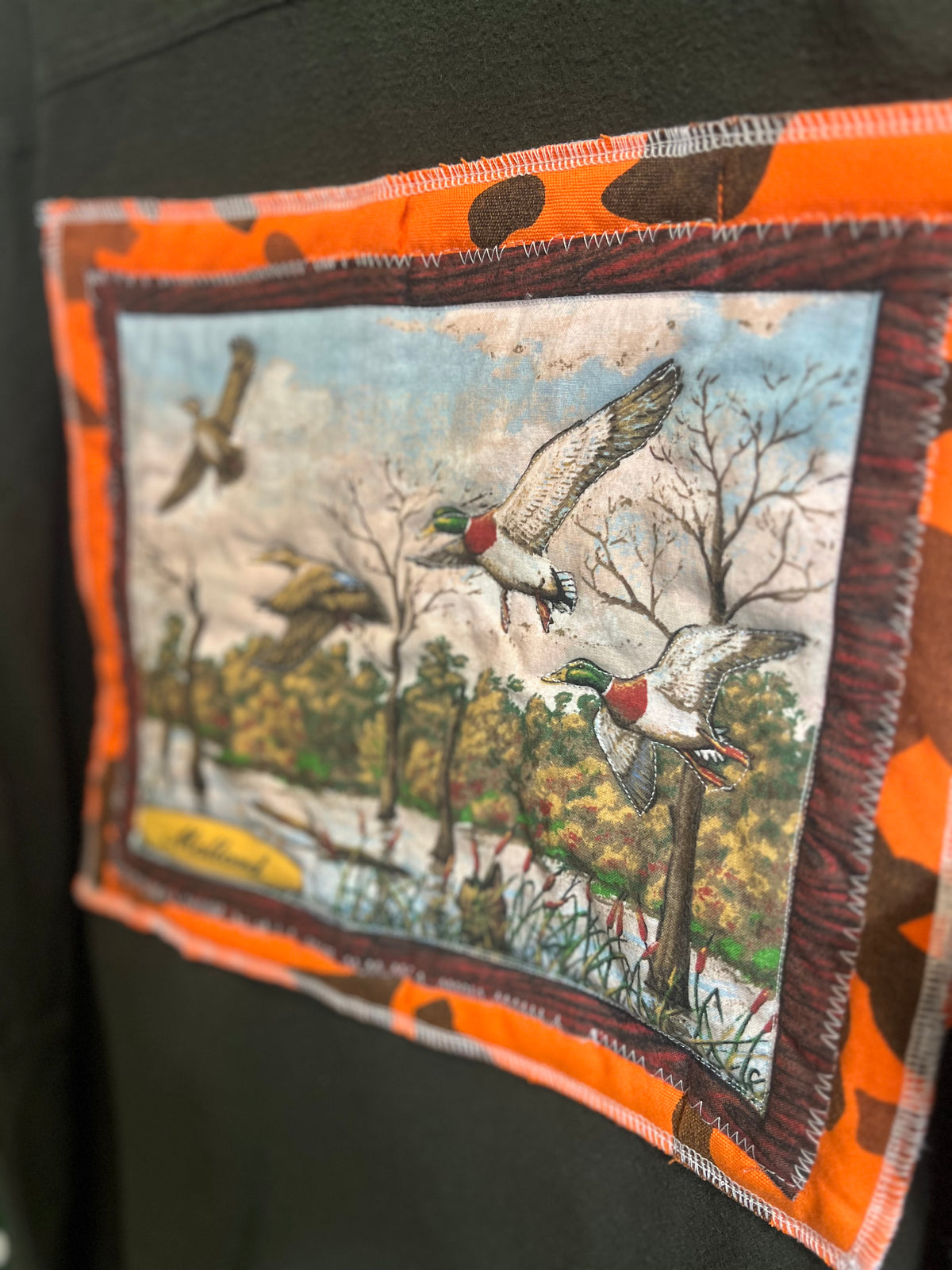 The Mallard Run : One of One Upcycled St. John’s Bay Overshirt