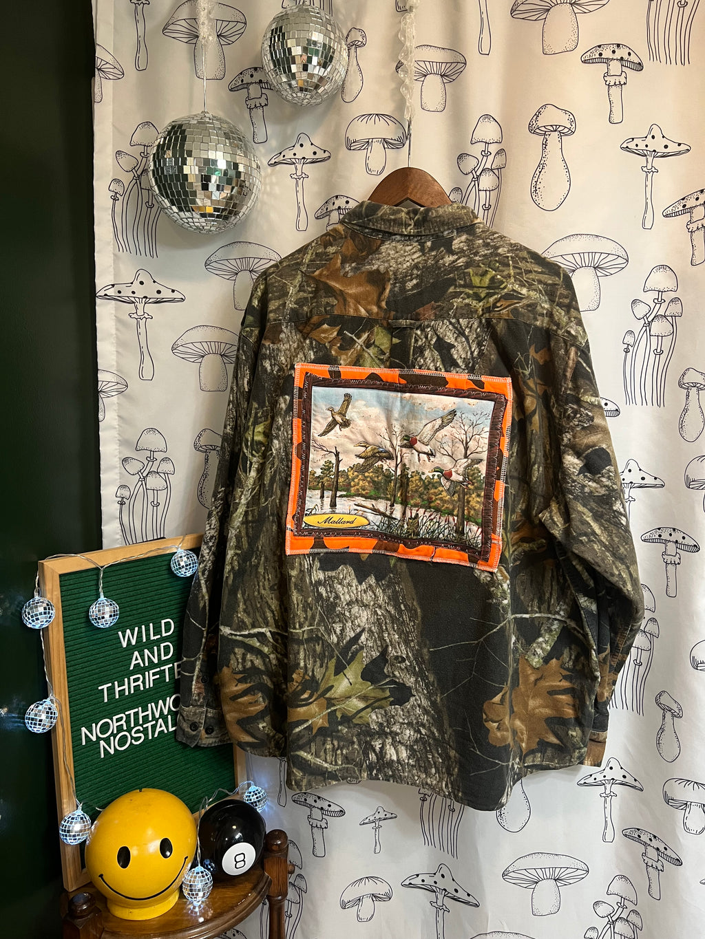 The Backwoods Mallard : One of One Upcycled Vintage Mossy Oak Overshirt