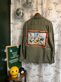 Gone Hunting : One of One Upcycled Wrangler Overshirt