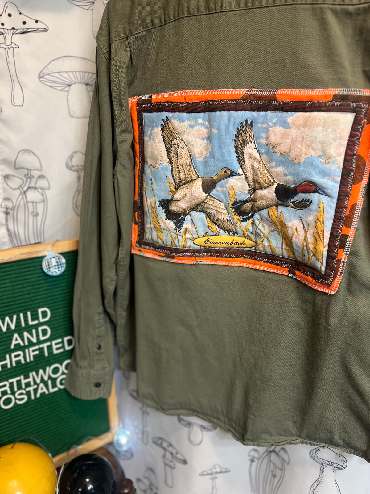 Gone Hunting : One of One Upcycled Wrangler Overshirt