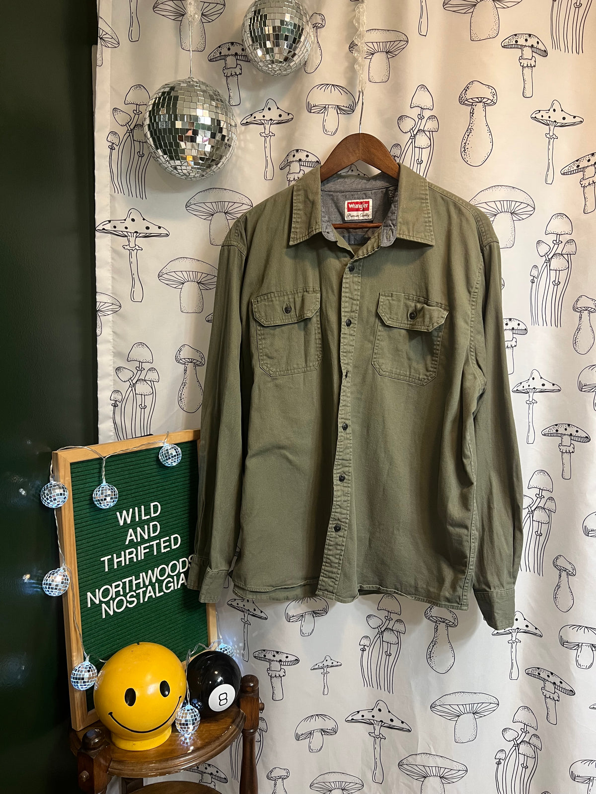 Gone Hunting : One of One Upcycled Wrangler Overshirt