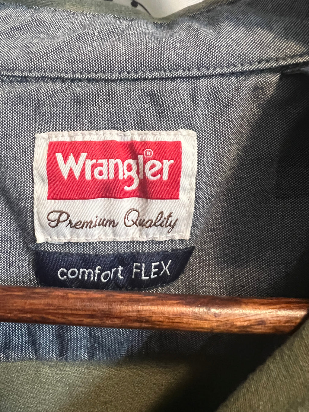 Gone Hunting : One of One Upcycled Wrangler Overshirt