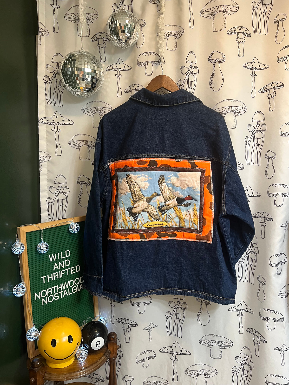 Marsh Flight : One of One Upcycled Denim Jacket