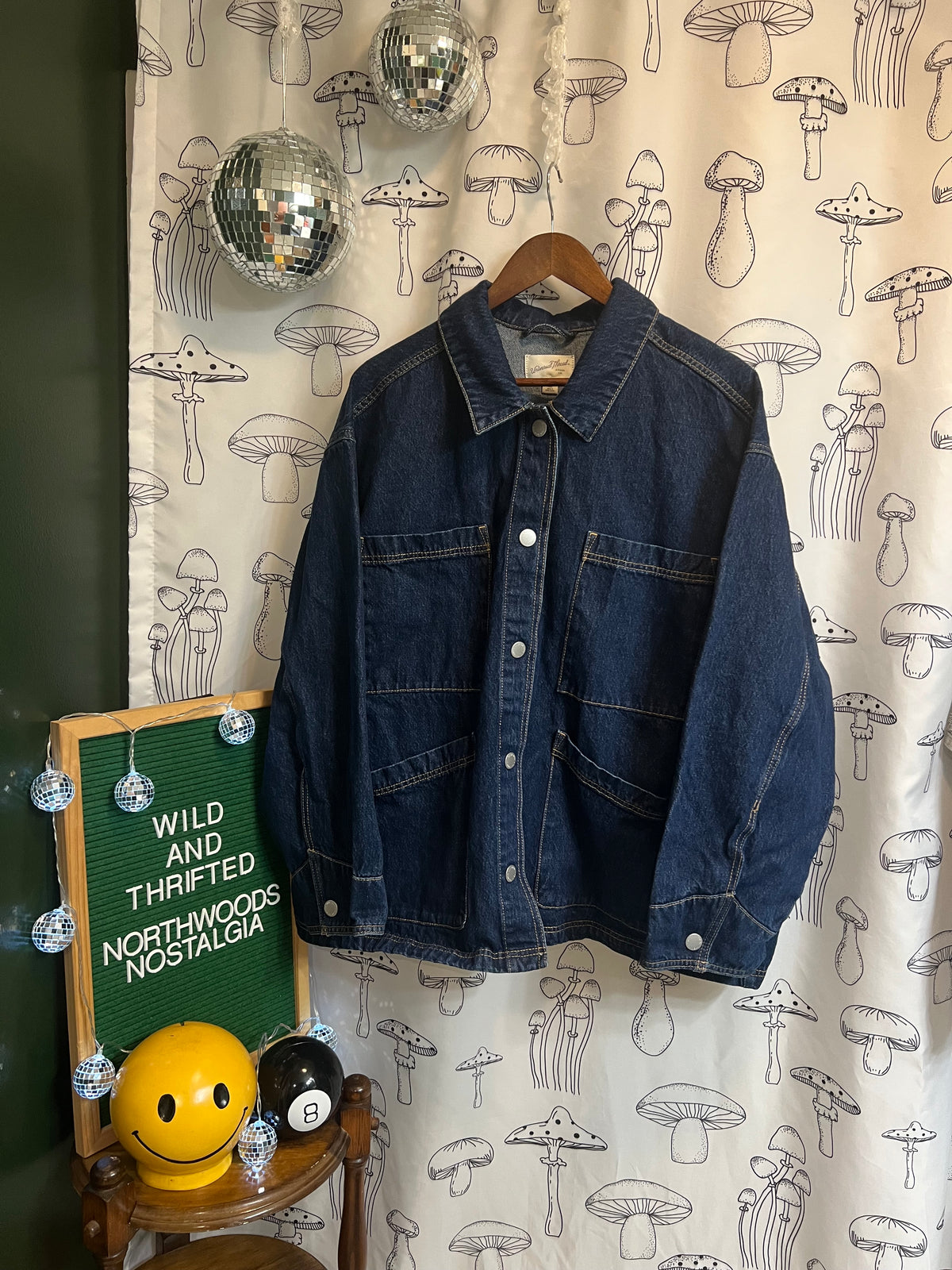 Marsh Flight : One of One Upcycled Denim Jacket