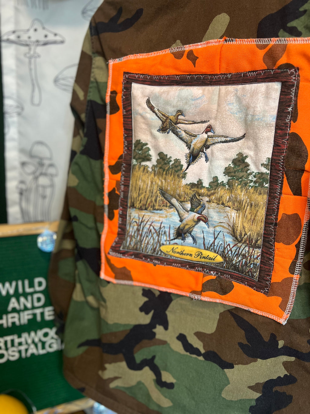 Northern Flight : One of One Upcycled Vintage Camo Military Jacket
