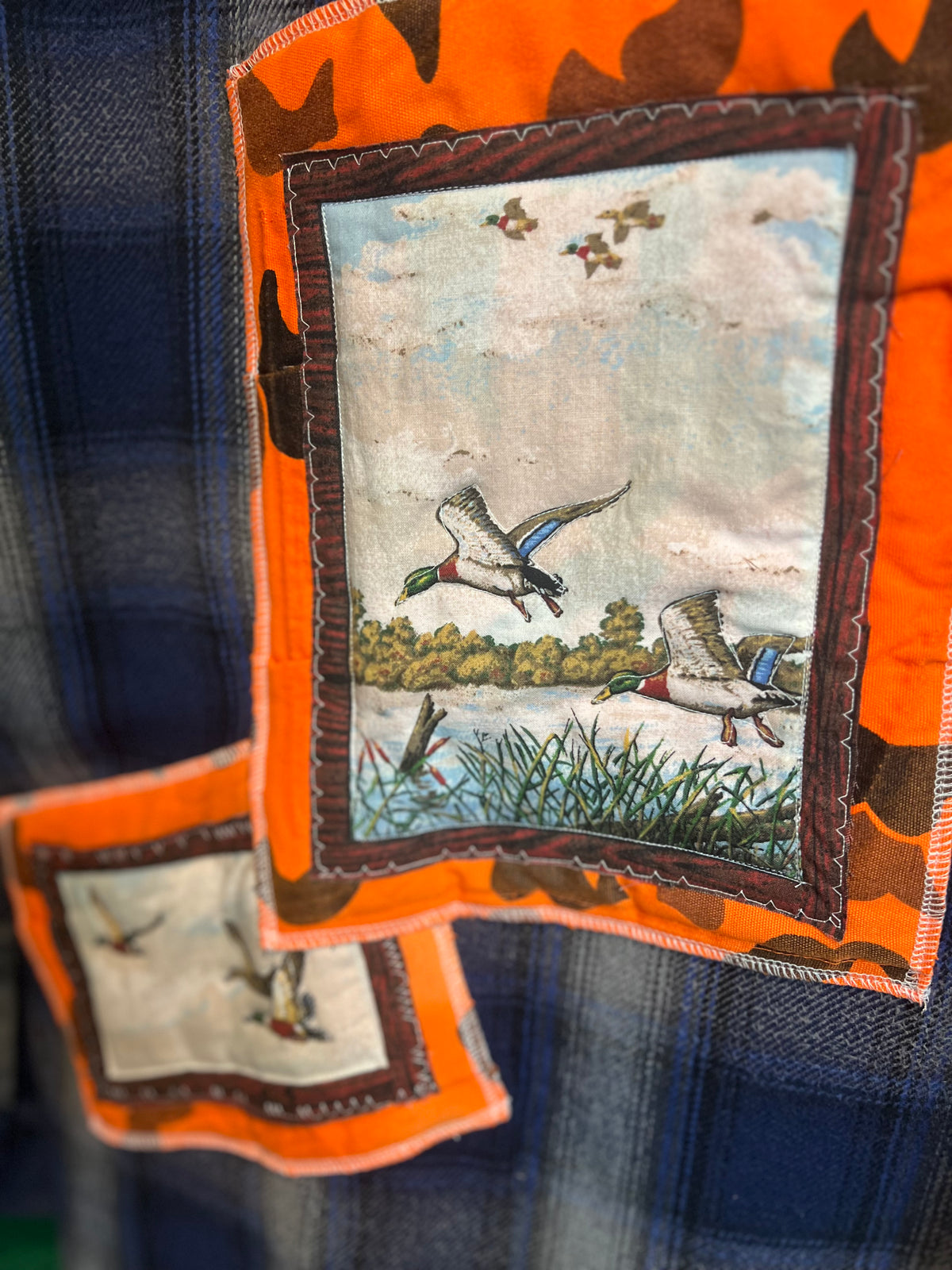 The Duck Blind : One of One Upcycled Vintage St. John’s Bay Plaid